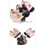 Infant Short Boots Pink Black Brown Round Shoes Bow Cute Beautiful Child Shoes thumbnail-1