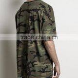 China Manufacture High Quality Camouflage T Shirt for Men Loose Fit Green Camo T-Shirt Cheap Wholesale Short Sleeve Camo Tee thumbnail-2