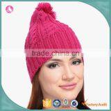 2017 Winter Ladies Fashion Clothing Winter Beanies Knitted Custom Beanie Hat thumbnail-4