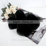 Rabbit Fur Women Fur Slippers Fashion Warm Gladiator Sandals Ladies Summer Flats Casual Platform Slides Fslipper-5 thumbnail-5