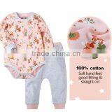 2017 Most Popular Top Quality Baby Outfit Carter Romper Set Baby Onesie With Pants thumbnail-1