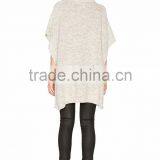 Latest Design Side Slits Women Poncho Fashion Hooded Poncho 2017 thumbnail-4