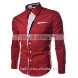 Hot Sale Africa Market Special Pattern 4 Colors Long Sleeve Slim Fit t Shirt for Men thumbnail-2