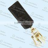 5# Black PU Or Genuine Leather Zipper Sliders For Bags thumbnail-1