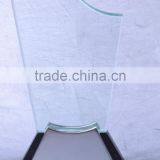 Factory Wholesale Customized Engraving Crystal Glass Trophy For Wooden Base Trophy KC-05 thumbnail-5