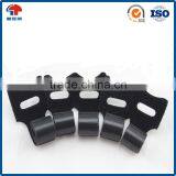 Adjustable White and Black Back to Back Cable Tie Injection Hook and Loop