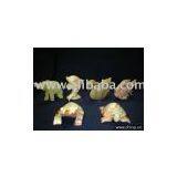 Marble and Onyx Animal Figurine thumbnail-1