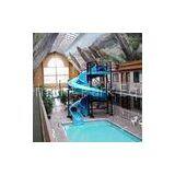 Body Spiral Fiberglass Swimming Pool Slides Water Theme Park Equipment thumbnail-1