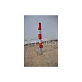 Welded Steel Pipe Fence Posts With Galvanized / PVC Painted