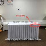 Table Skirting Polyjery Box Pleats Table Skirt