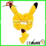 Anime Hair Band Pokemon Pikachu Plush Elastic Hair Ties Ring Ponytail thumbnail-1
