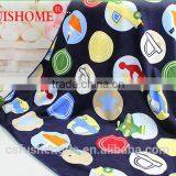 Colored Printedand Embroidered Polar Fleece Applique Embroidery Baby Blanket