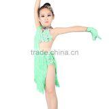 2017 New Teen Girls Ballroom Latin Salsa Competition Dress Fringed Dance Dress thumbnail-3
