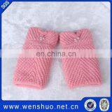 Fashion Wool Knit Girls Plain Color Hand Gloves For 2015 thumbnail-3