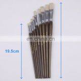 High Quality Bristle Painting Brush With Short Wooden Handle thumbnail-4