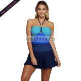 Wholesale Sexy One Piece Halter Modest Swimwear thumbnail-5