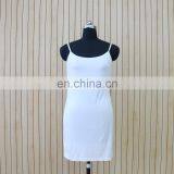 Elegant Summer Transparent Flounce Silk Knit Slip Dress thumbnail-3