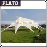 Beige 25x14m Big Three Peak Star Canopy Tent Used for 100 People Party/event/trade Show With Factory Price thumbnail-1