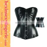 Latest wide bandage beltscorset dress long leather rubber leotard/latex sle