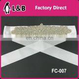Rhinestone Sash Crystal Belts for Wedding Dre
