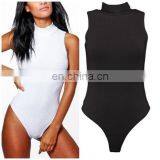 MiKa72163 2017 Top Selling Turtle Neck Stretch Women Bodysuit
