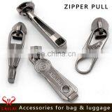 Fashionable zipper pull chrome for bags