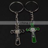 Factory Wholesale Metal Cross Keychain thumbnail-4