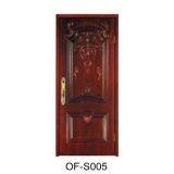 6 Panel Cheap Hollow Core Interior Doors White Primer Bathroom Wooden Door thumbnail-3