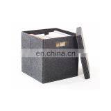 Home Decorative Handmade Small Basket Household Felt Fabric Basket thumbnail-6