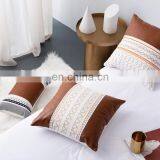 RAWHOUSE High Quality Leather Throw Cushion Cover Couch Sofa Cotton Square Decorative Pillowcase thumbnail-7