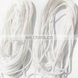 Custom Nylon Solid Color White Black Rubber Band 1/4 Inch 3MM 4MM 5MM Adjustable Round Elastic Bands for Sewing