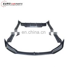 Model3 carbon fiber auto parts for Model 3 V-style auto parts for model3 2017-2019  front lip side and diffuser