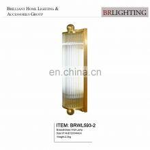 Golden Finishing Sconce Glass Tube Brass Wall Lamp thumbnail-3