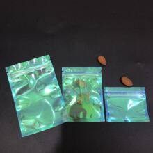 Gold Color Gift Cosmetic Bag Plastic Transparent Packaging Bags Clear Holographic Eyelash Packaging thumbnail-4