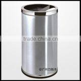 Stainless Steel Half Opening Recycle Litter Bin