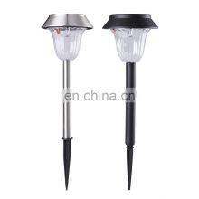 Solar Stainless Steel Plug-in Light Outdoor Waterproof Garden Lights Landscape Lighting LED Lawn Lamp