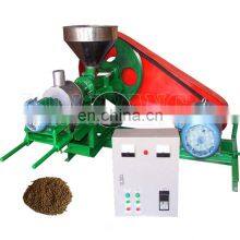 floating fish feed production machine/screw press shrimps food pellet making machine