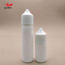 Full White Bottle 30ml 60ml Childproof Squeeze E-liquid Bottle Plastic Pet E-juice Vape Oil Dropper Bottle thumbnail-1