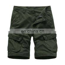 New Fashion Factory Price High Quality Blank Cotton Drawstring Waist Men's 4 Cargo Pocket Shorts thumbnail-4
