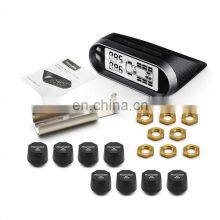Promata 2-14 Wheels Real Time Factory Supply Wireless Solar Powered TPMS Tire Pressure Monitoring System