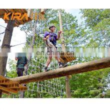 Hot Sale Entertainment Adventure Climbing Rope Course Outdoor Obstacle Course Equipment For Adults