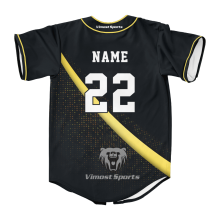 100% Polyester Sublimated Baseball Jersey Designed for You thumbnail-2