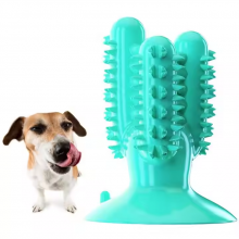 Meow Love Dog Chew Toys Dog Toothbrush Stick Teeth Cleaning Brush Outdoor Dog Squeaky Toys for Aggressive Chewers Tough Toys Interactive thumbnail-4