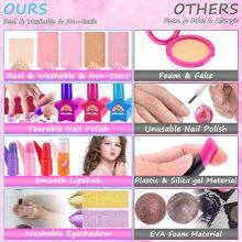 Wholesale Kids Makeup Sets for Girls Make up Kit Girls Toys Cosmetics Set for Perform Make up Kids Diy Art Supplies thumbnail-5