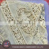 New Style Low Cost Plain White Net Embroidery Fabric Design 100% Cotton Mesh Fabric thumbnail-3