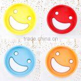 Smiling Face Type Colorful Round Double-deck Plastic Soap Dish thumbnail-2