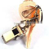 China Supplier Cheap Alloy Whistle Keychain thumbnail-2
