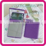 PURPLE compact mirror with led light