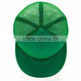 Guangzhou Guangjia Multi Panel Green Half Mesh Plastic Backclosure Custom Snapback thumbnail-5