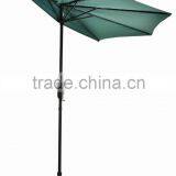 Offset Half Middle Column Patio Umbrella With Light thumbnail-1